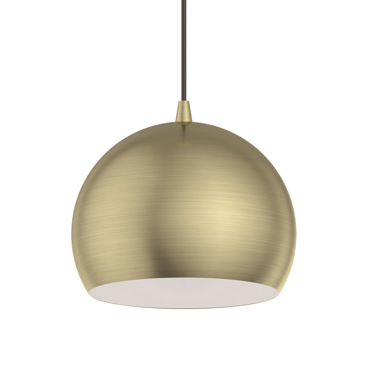 Livex Piedmont 40801-01 Pendant Light - Antique Brass