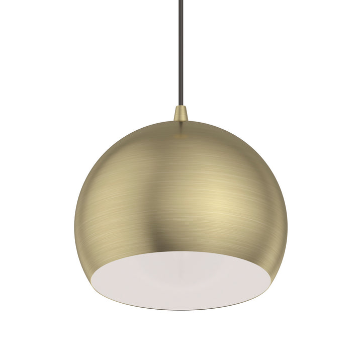 Livex Piedmont 40801-01 Pendant Light - Antique Brass