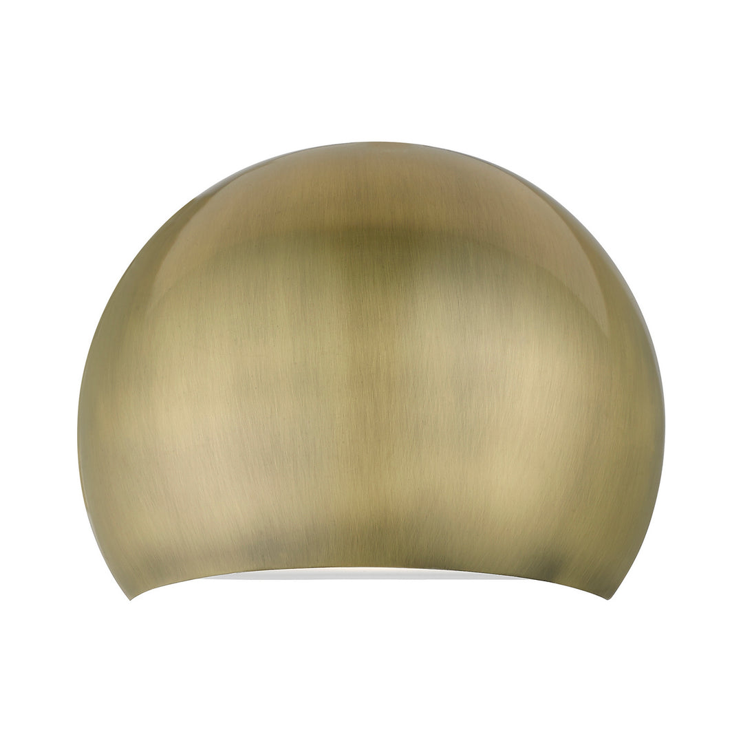 Livex Piedmont 40802-01 Wall Sconce Light - Antique Brass
