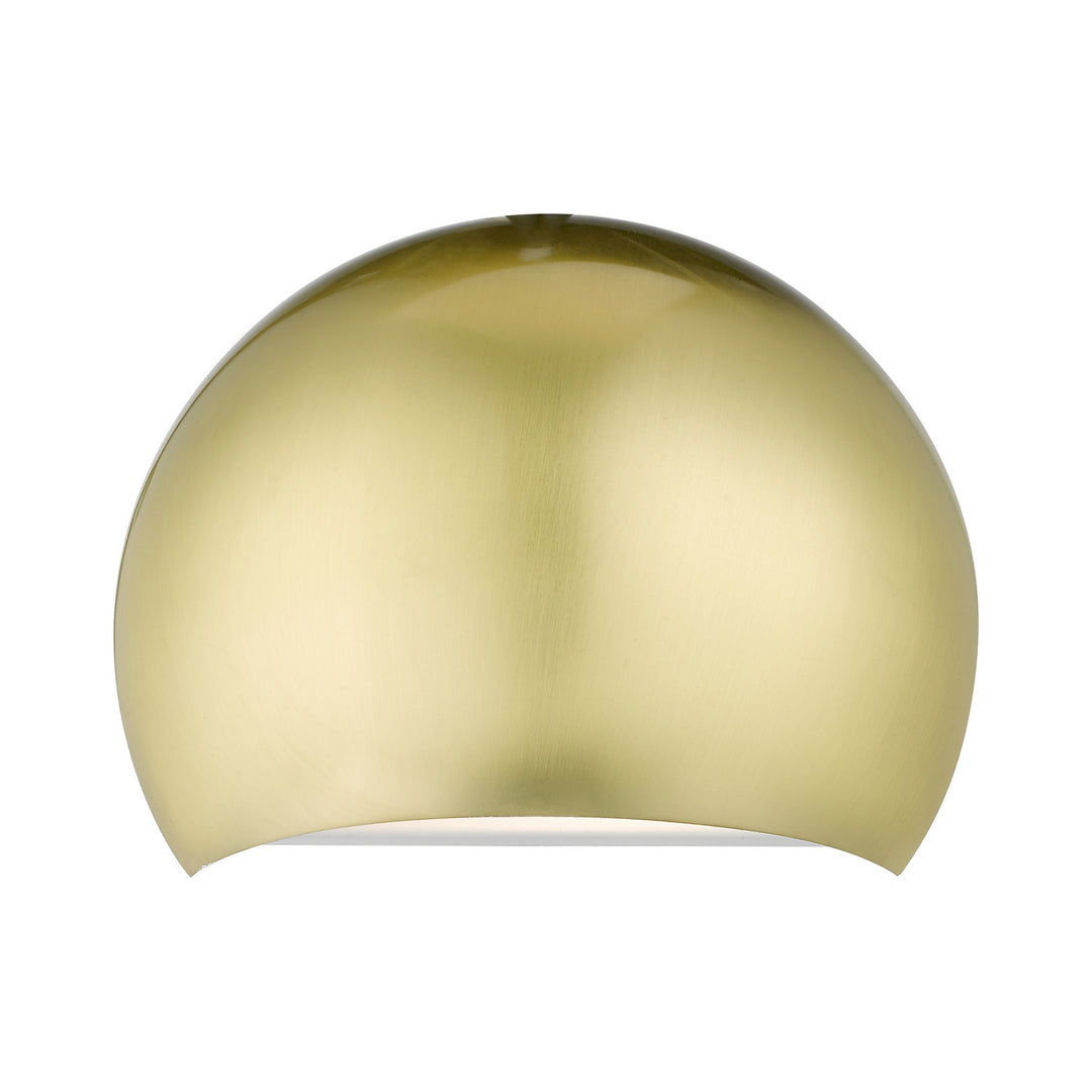 Livex Piedmont 40802-12 Wall Sconce Light - Satin Brass