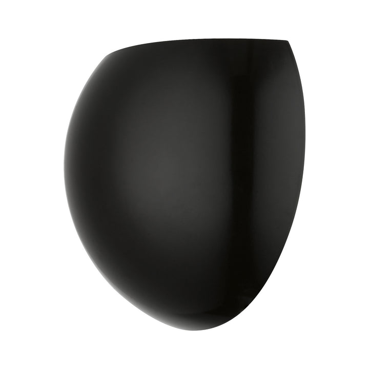 Livex Piedmont 40802-68 Wall Sconce Light - Shiny Black