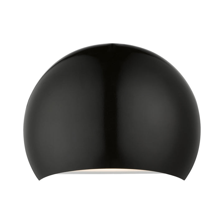 Livex Piedmont 40802-68 Wall Sconce Light - Shiny Black