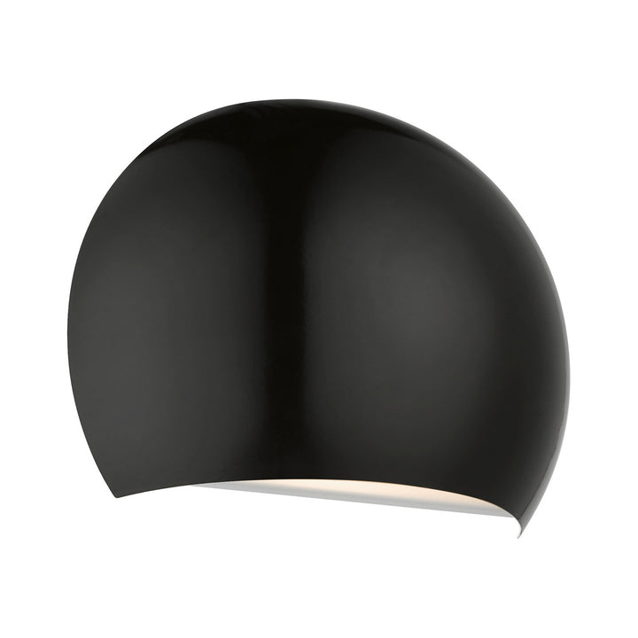 Livex Piedmont 40802-68 Wall Sconce Light - Shiny Black