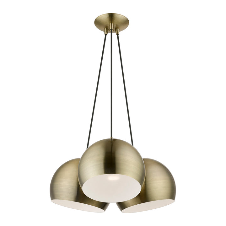 Livex Piedmont 40803-01 Pendant Light - Antique Brass