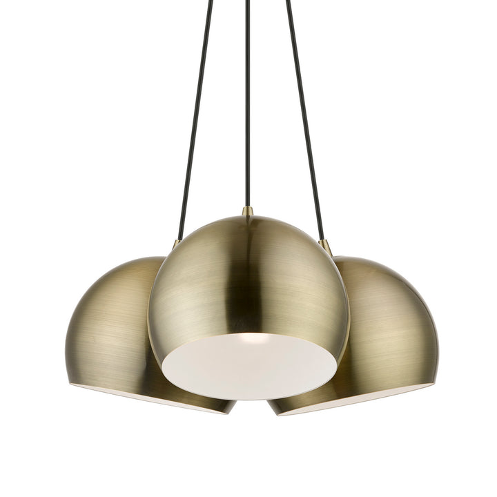 Livex Piedmont 40803-01 Pendant Light - Antique Brass