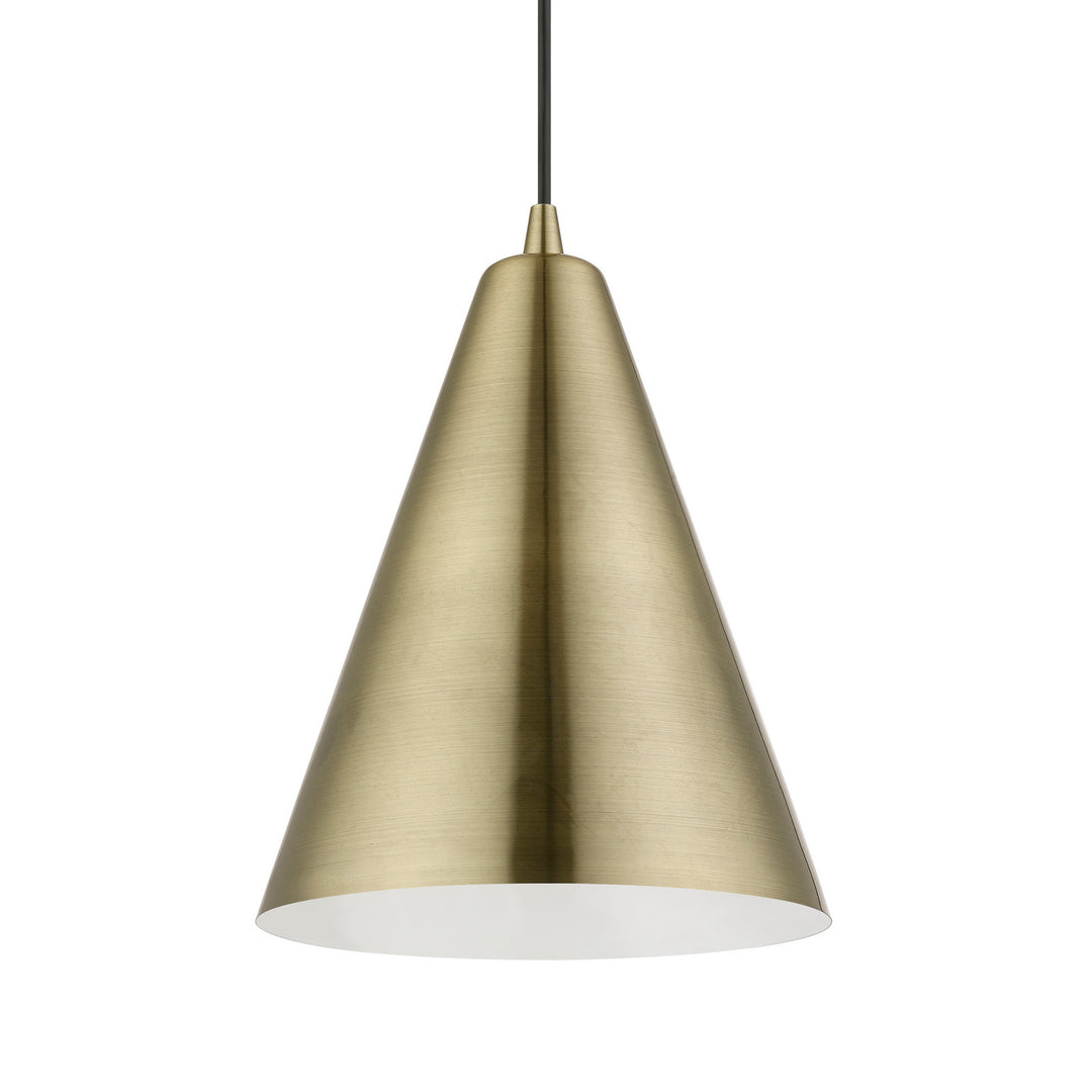 Livex Dulce 40852-01 Pendant Light - Antique Brass