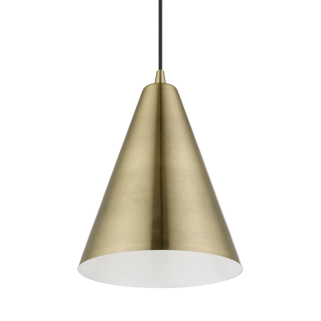 Livex Dulce 40852-01 Pendant Light - Antique Brass