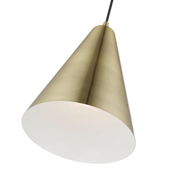 Livex Dulce 40852-01 Pendant Light - Antique Brass