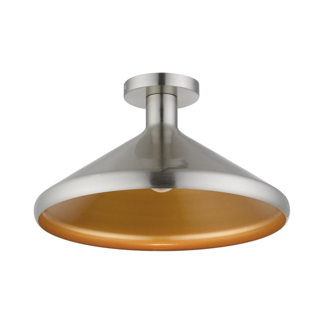 Livex Geneva 40950-91 Ceiling Light - Brushed Nickel