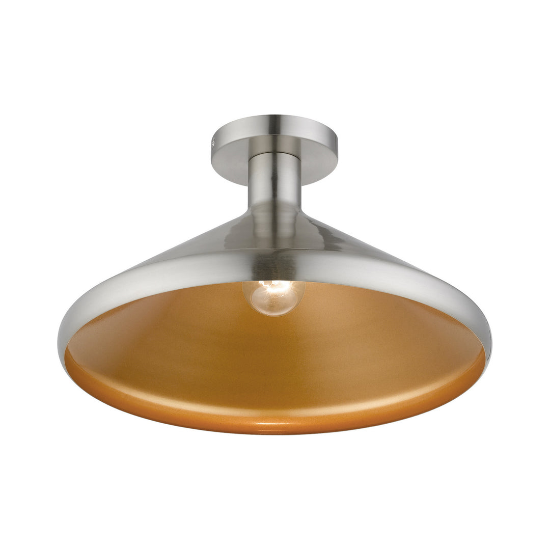 Livex Geneva 40950-91 Ceiling Light - Brushed Nickel