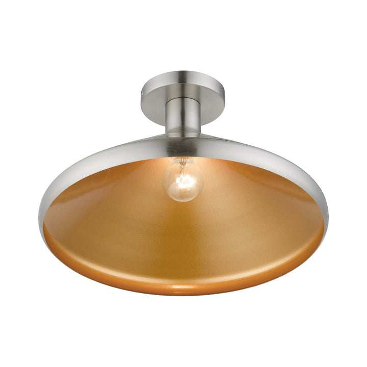 Livex Geneva 40950-91 Ceiling Light - Brushed Nickel