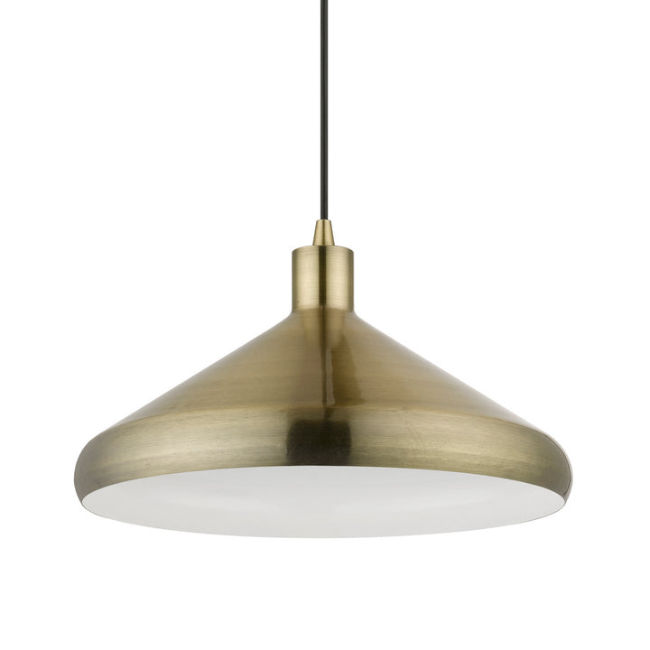 Livex Geneva 40953-01 Pendant Light - Antique Brass