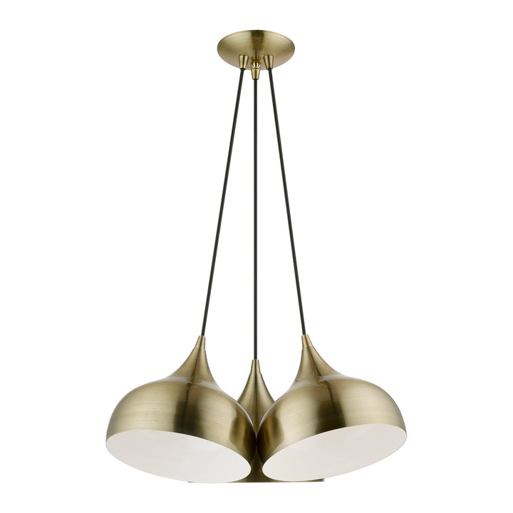 Livex Amador 40983-01 Pendant Light - Antique Brass