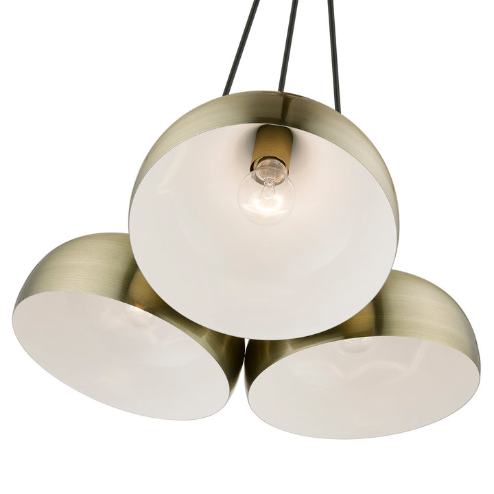 Livex Amador 40983-01 Pendant Light - Antique Brass