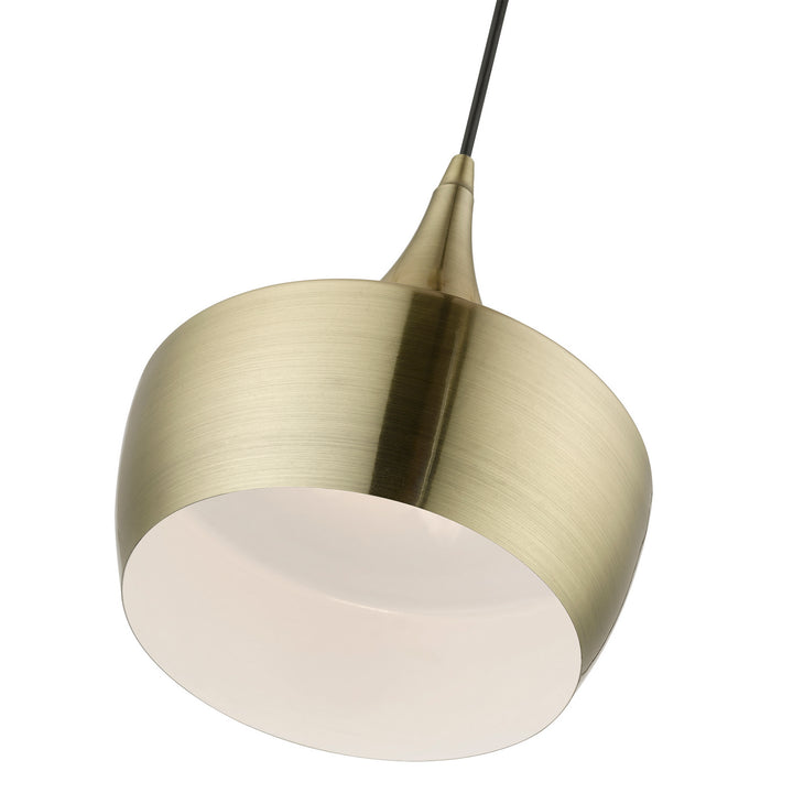 Livex Waldorf 40991-01 Pendant Light - Antique Brass