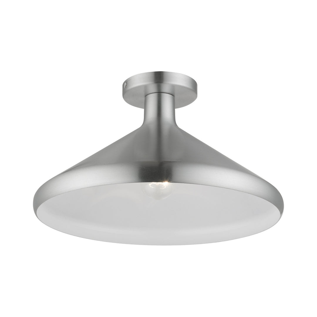 Livex Geneva 41020-66 Ceiling Light - Brushed Aluminum