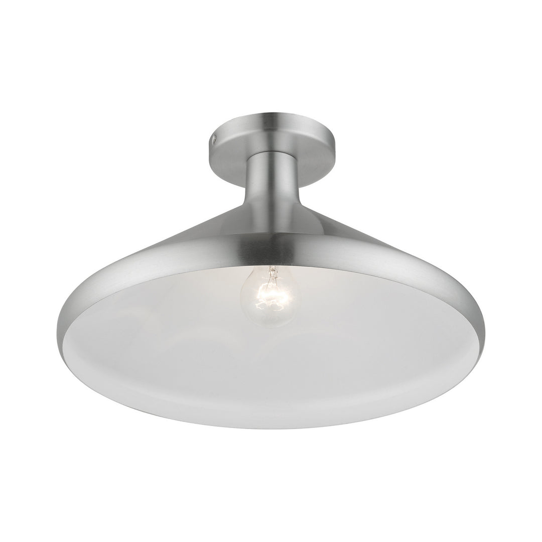 Livex Geneva 41020-66 Ceiling Light - Brushed Aluminum