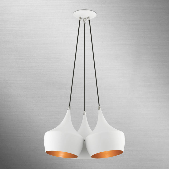 Livex Waldorf 41083-03 Pendant Light - White