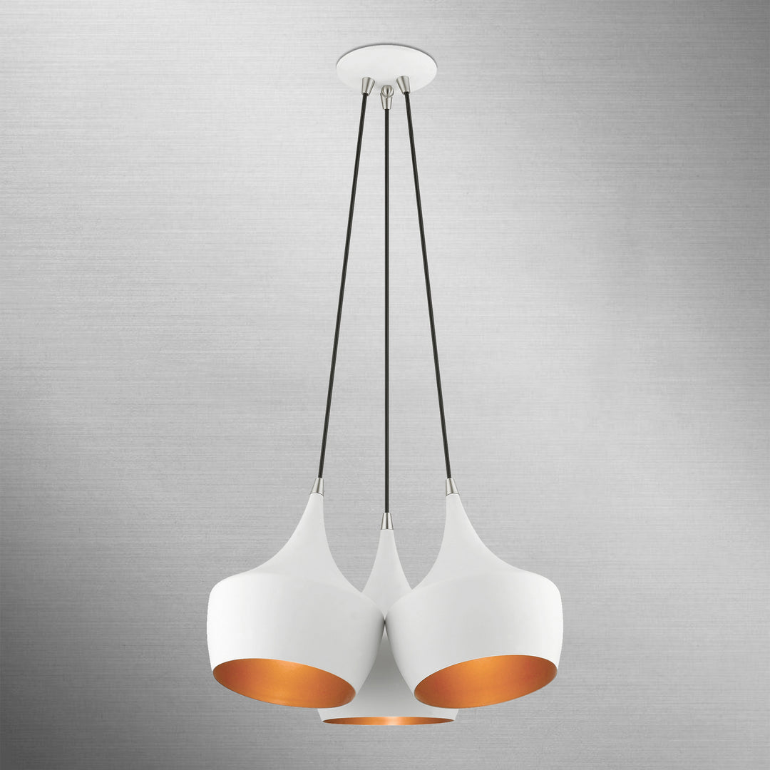 Livex Waldorf 41083-03 Pendant Light - White