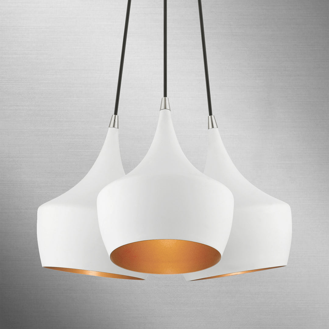 Livex Waldorf 41083-03 Pendant Light - White