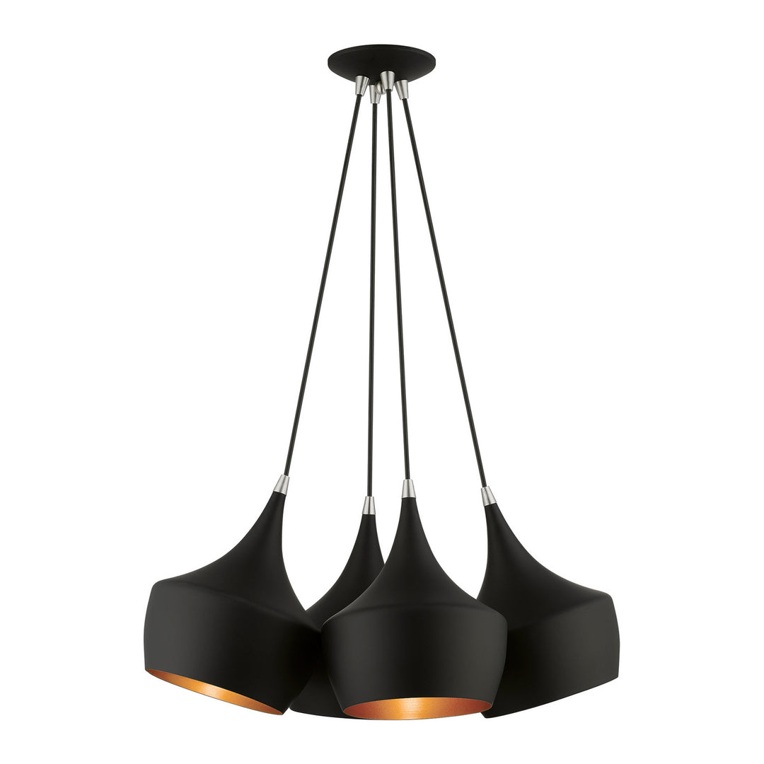 Livex Waldorf 41084-04 Pendant Light - Black