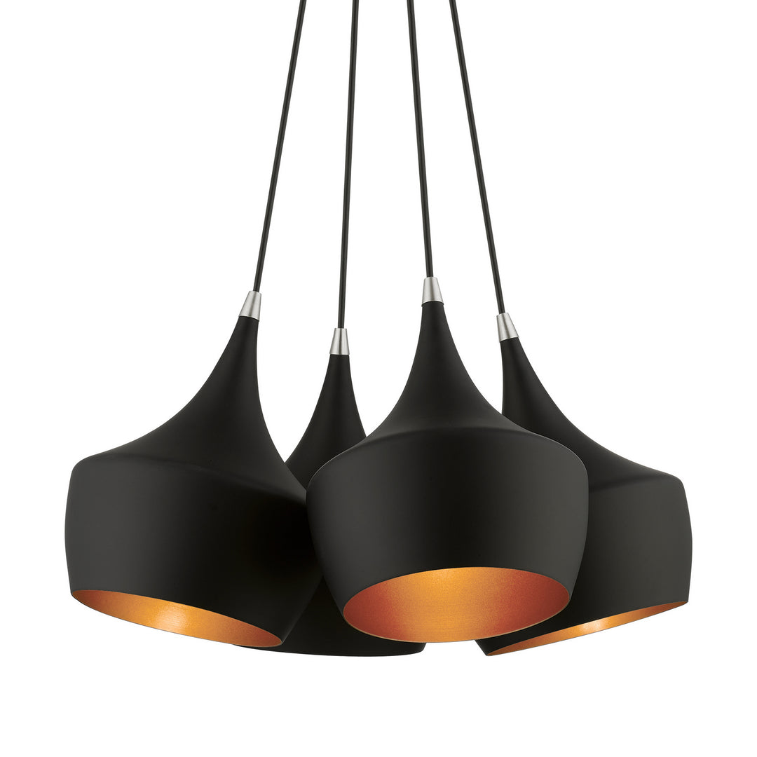 Livex Waldorf 41084-04 Pendant Light - Black