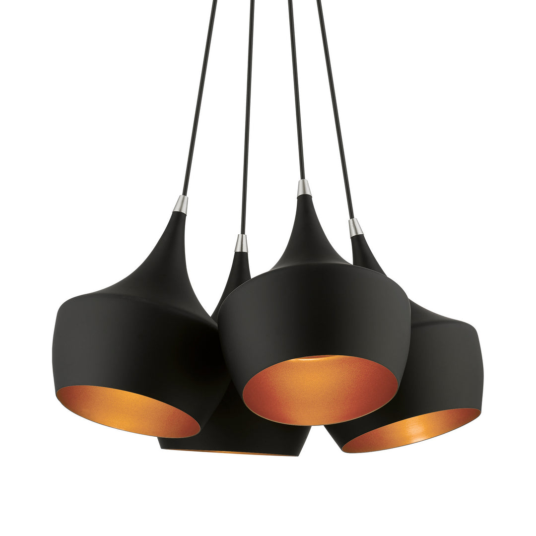 Livex Waldorf 41084-04 Pendant Light - Black