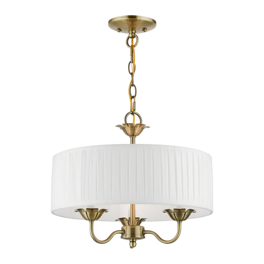Livex Edinburgh 41773-01 Chandelier Light - Antique Brass