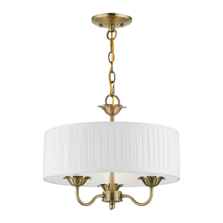 Livex Edinburgh 41773-01 Chandelier Light - Antique Brass