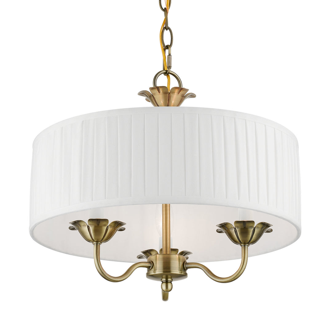 Livex Edinburgh 41773-01 Chandelier Light - Antique Brass
