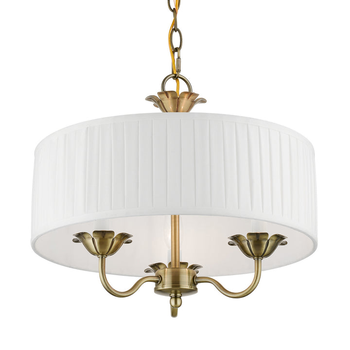 Livex Edinburgh 41773-01 Chandelier Light - Antique Brass