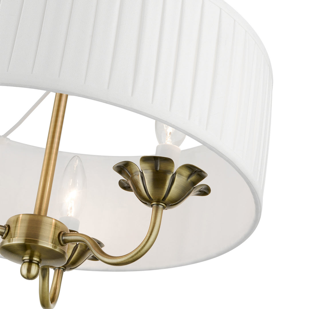 Livex Edinburgh 41773-01 Chandelier Light - Antique Brass
