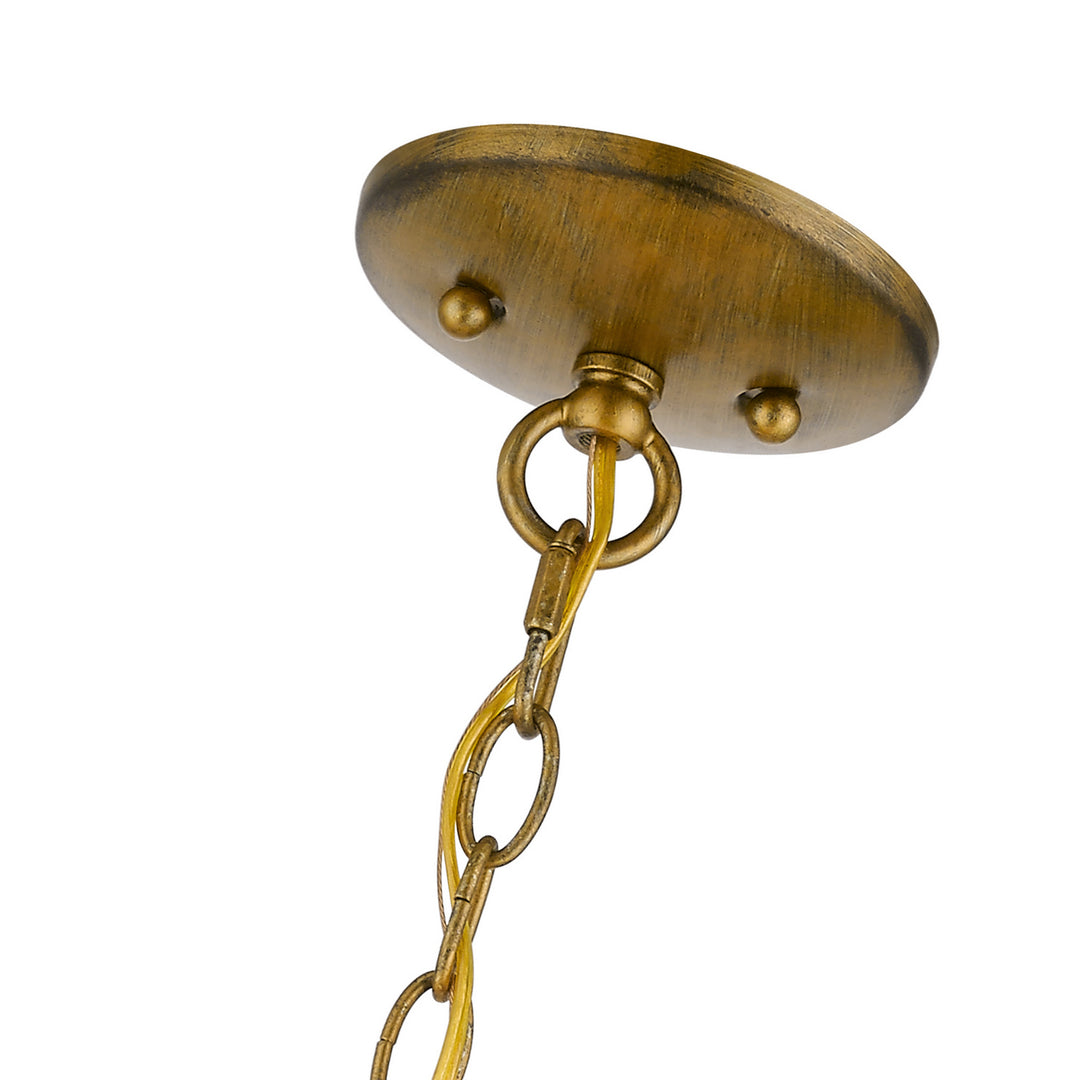 Livex Edinburgh 41773-48 Chandelier Light - Antique Gold Leaf