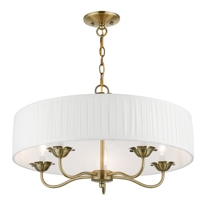 Livex Edinburgh 41775-01 Chandelier Light - Antique Brass