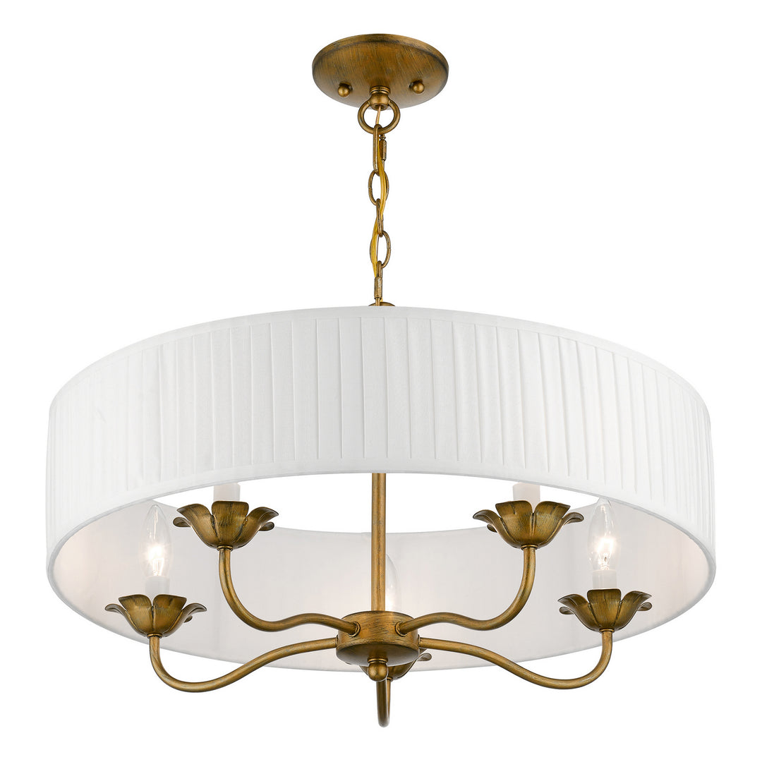 Livex Edinburgh 41775-48 Chandelier Light - Antique Gold Leaf
