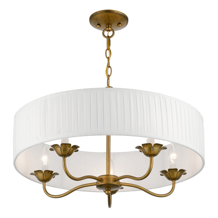 Livex Edinburgh 41775-48 Chandelier Light - Antique Gold Leaf