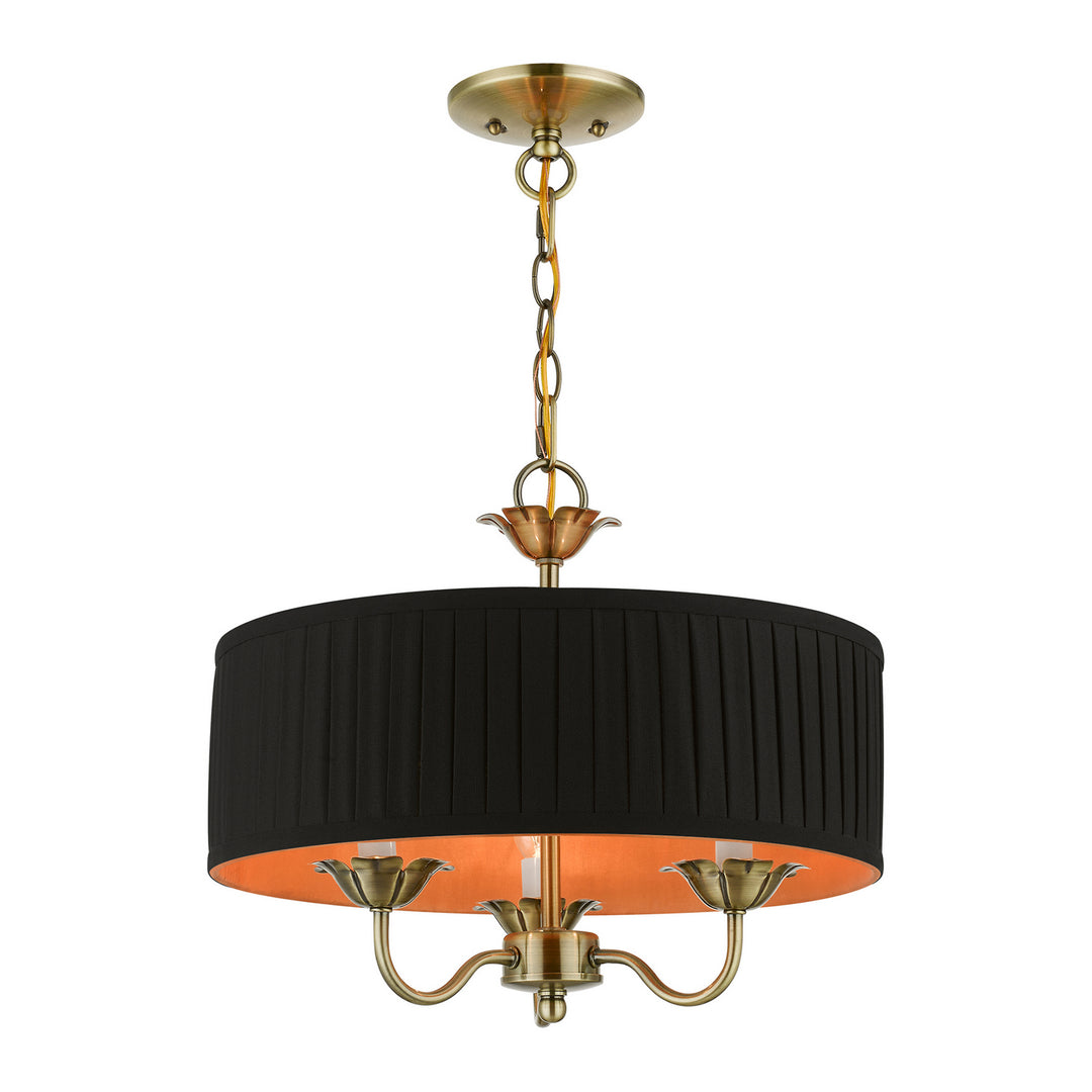 Livex Harrington 41863-01 Chandelier Light - Antique Brass