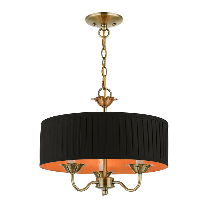 Livex Harrington 41863-01 Chandelier Light - Antique Brass