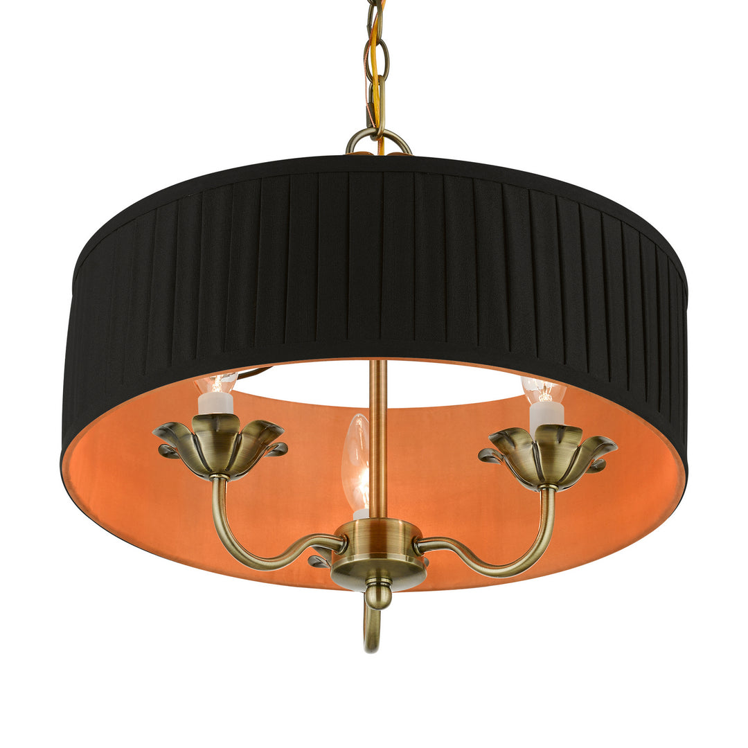 Livex Harrington 41863-01 Chandelier Light - Antique Brass