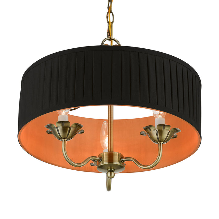 Livex Harrington 41863-01 Chandelier Light - Antique Brass