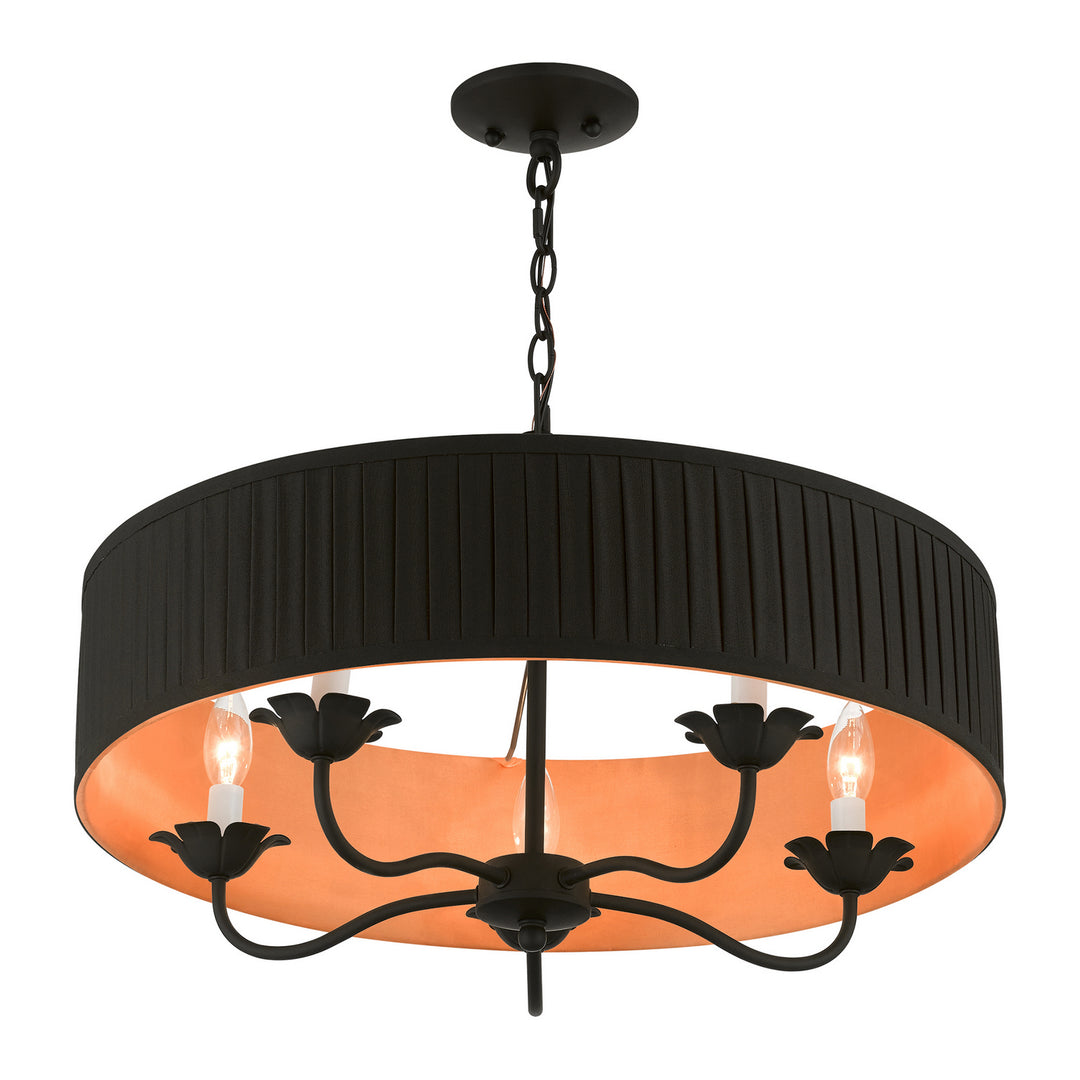 Livex Harrington 41865-04 Chandelier Light - Black