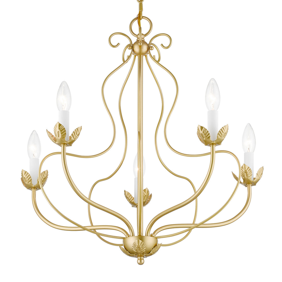 Livex Katarina 42905-33 Chandelier Light - Soft Gold
