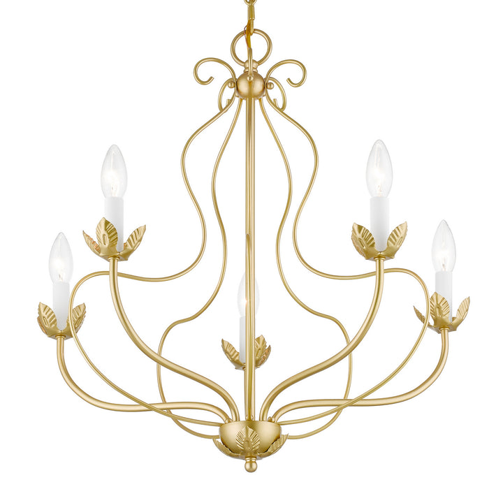 Livex Katarina 42905-33 Chandelier Light - Soft Gold
