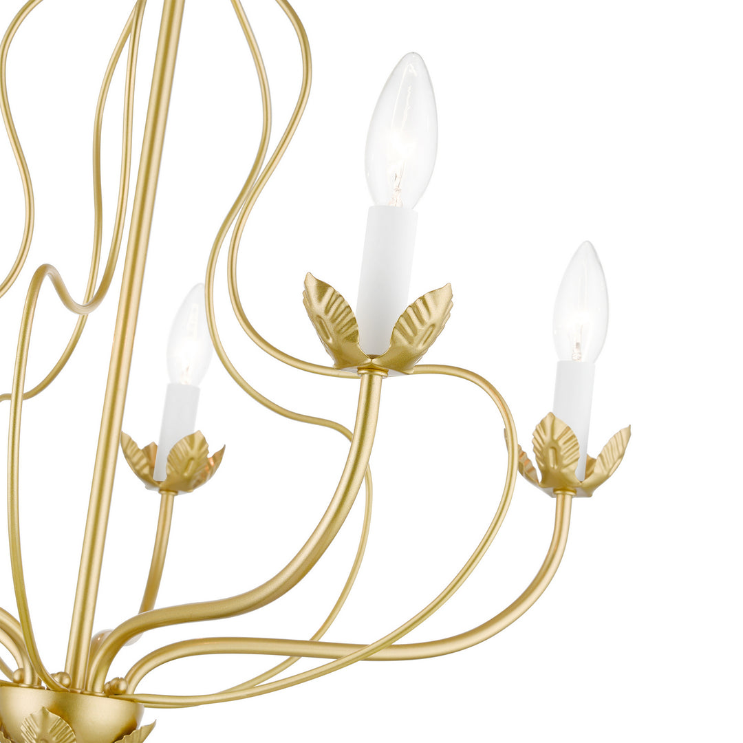 Livex Katarina 42905-33 Chandelier Light - Soft Gold
