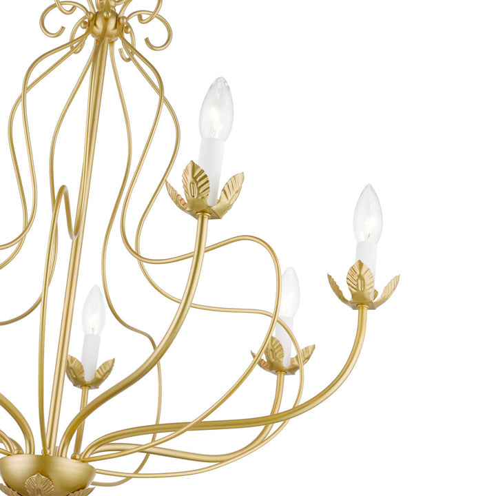 Livex Katarina 42907-33 Chandelier Light - Soft Gold
