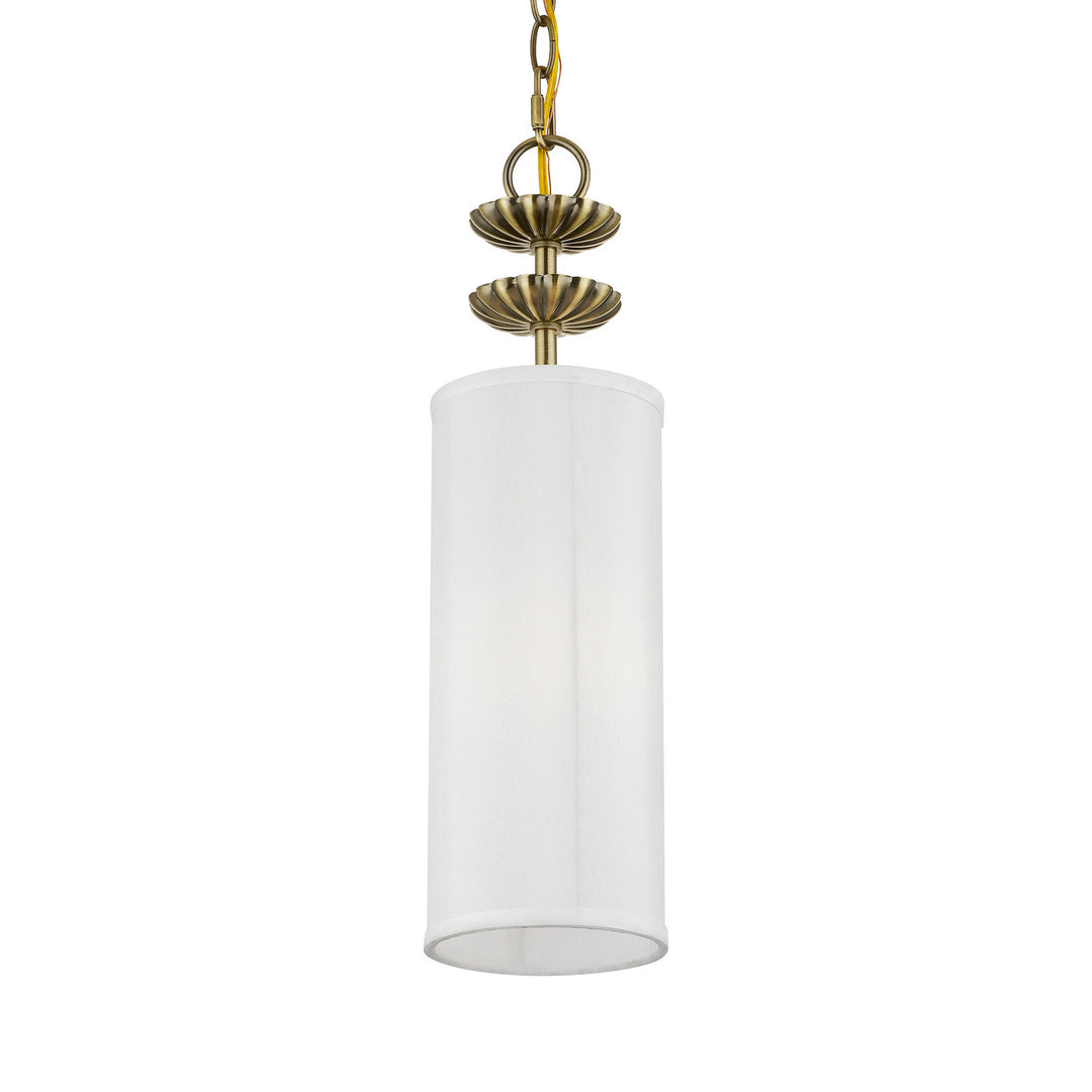 Livex Brookdale 42981-01 Pendant Light - Antique Brass