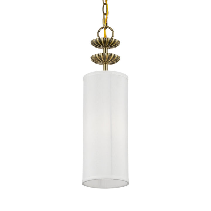 Livex Brookdale 42981-01 Pendant Light - Antique Brass