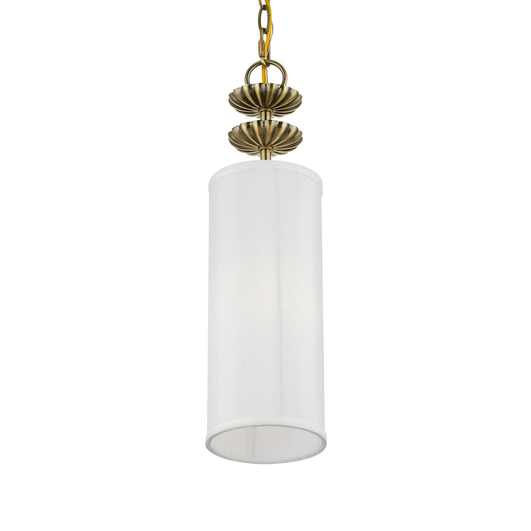 Livex Brookdale 42981-01 Pendant Light - Antique Brass