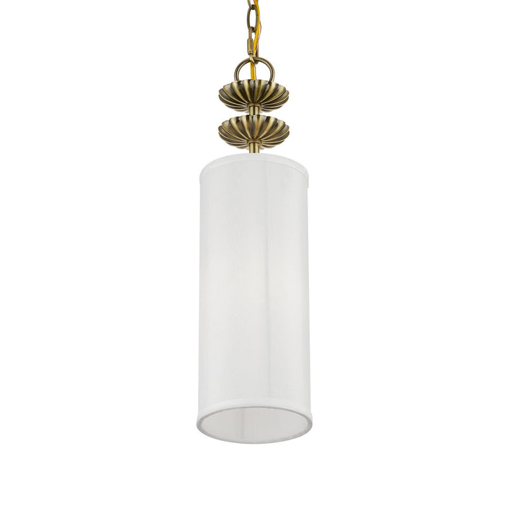 Livex Brookdale 42981-01 Pendant Light - Antique Brass