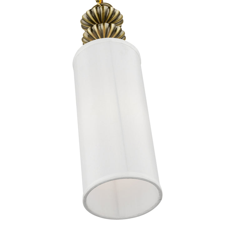 Livex Brookdale 42981-01 Pendant Light - Antique Brass